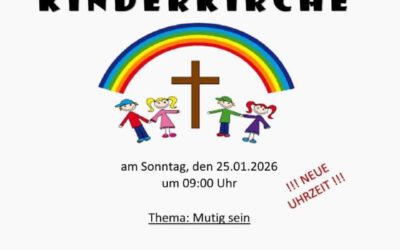 Neue Uhrzeit – Kinderkirche